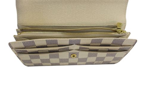 damier azur canvas wallet.